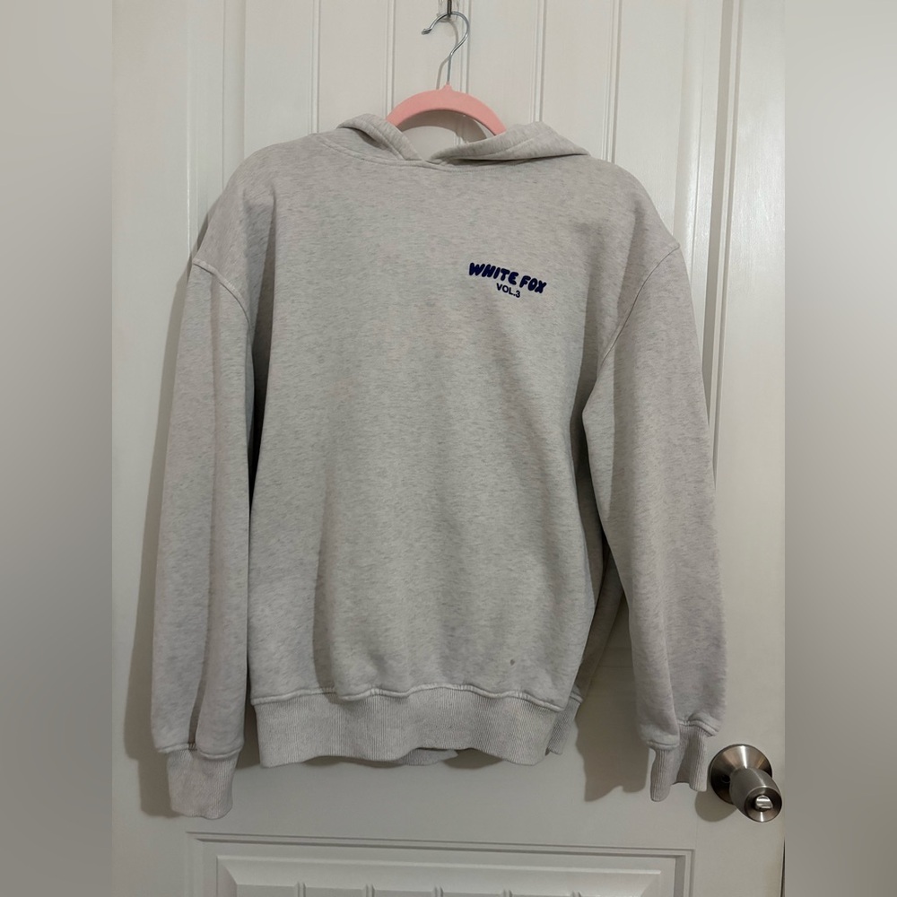 White Fox Boutique Gray Hoodie